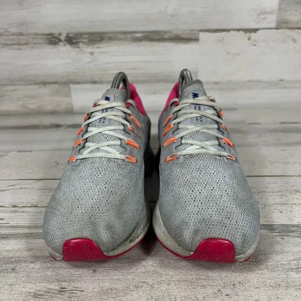 Nike Air Zoom Pegasus 36 Womens Size‎ 8 Gray Running Shoes Sneakers CK4473-001